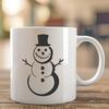 Beautiful Snowman SVG, PNG, PDF And DXF Files