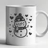 Beautiful Snowman Printable Image - Free PNG Download