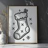 Artistic Stocking SVG