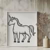 Free Unicorn In SVG, PNG, PDF And DXF File Formats - Free