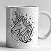 Free Unicorn In PDF & PNG