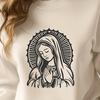 Free Virgin Mary - Laser Cutter SVG