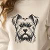 Beautiful Yorkshire Terrier - Laser Engraver SVG