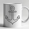 Anchor Design In SVG, PNG, PDF And DXF File Formats