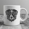 Ornate Australian Shepherd In PDF & PNG