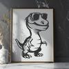 Stunning Baby Dinosaur Printable Image In PDF For Free Download