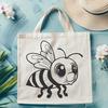 Stunning Bee - DXF For Commercial Use