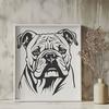 Artistic Bulldog Image