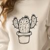 Free Unique Cactus Decal PDF - Commercial Use