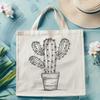 Free Cactus Digital Drawing