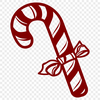 Free Unique Candy Cane Image PNG - Commercial Use