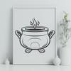 Stunning Cauldron In PDF And PNG