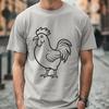 Unique Chicken Drawing DXF - Free Download