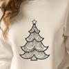 Creative Christmas Tree SVG - For Glowforge Project