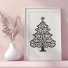 Christmas Printable Artwork DXF - Free Download