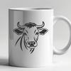 Artistic Cow - Glowforge DXF