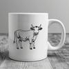 Unique Cow - Laser Engraver DXF