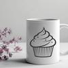 Cupcake Design In SVG, PNG, PDF And DXF File Formats