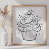 Free Cupcake - PDF Format