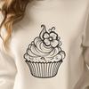 Stunning Cupcake In SVG Format - Free Download