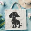 Free Dachshund In SVG, PNG, PDF And DXF File Formats - Free