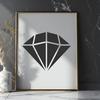 Unique Diamond Illustration