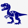 Dino Digital Drawing In SVG, PNG, PDF And DXF Formats