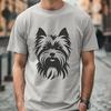 Beautiful Yorkshire Terrier Illustration