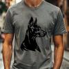 Artistic Doberman Pinscher In PDF & PNG