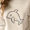 Unique Dolphin - Vinyl SVG