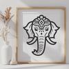 Free Ornate Elephant - Free PNG Download, Commercial Use