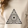 Beautiful Eye Of Providence In PDF And PNG