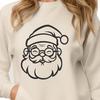 Artistic Santa In SVG & DXF