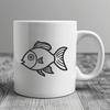 Artistic Fish In PDF And PNG