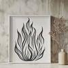 Free Unique Fire Drawing PNG - Commercial Use