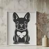 Artistic French Bulldog - For Glowforge Project