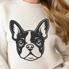 Creative French Bulldog In SVG Format