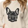 Artistic French Bulldog Vector Illustration