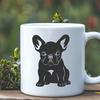 Sitting French Bulldog DXF