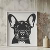 Beautiful French Bulldog - SVG Format