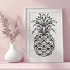 Pineapple Digital Drawing In PNG & SVG - Free Digital Download