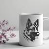 Beautiful German Shepherd In PNG Format - Free Download