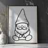 Free Sitting Knome - PNG Digital File