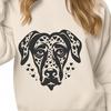 Stunning Great Dane Vector Illustration In DXF For Free Download