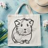 Stunning Guinea Pig DXF - For Craft Project