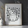 Sitting Havanese Vector Craft File