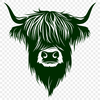 Stunning Highland Cow In SVG, PNG, PDF And DXF File Formats - Free