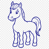 Horse Decal In SVG, PNG, PDF And DXF Formats