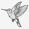 Unique Hummingbird Template