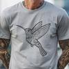 Artistic Flying Hummingbird DXF